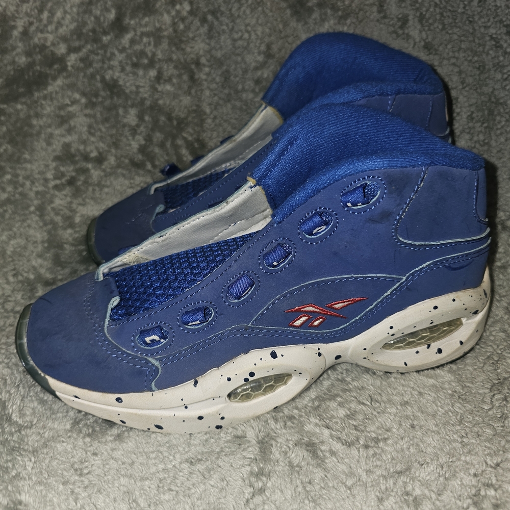 Reebok Blue High-Top Iversons The Question
